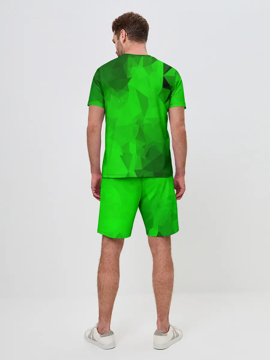 Мужской костюм с шортами / GREEN