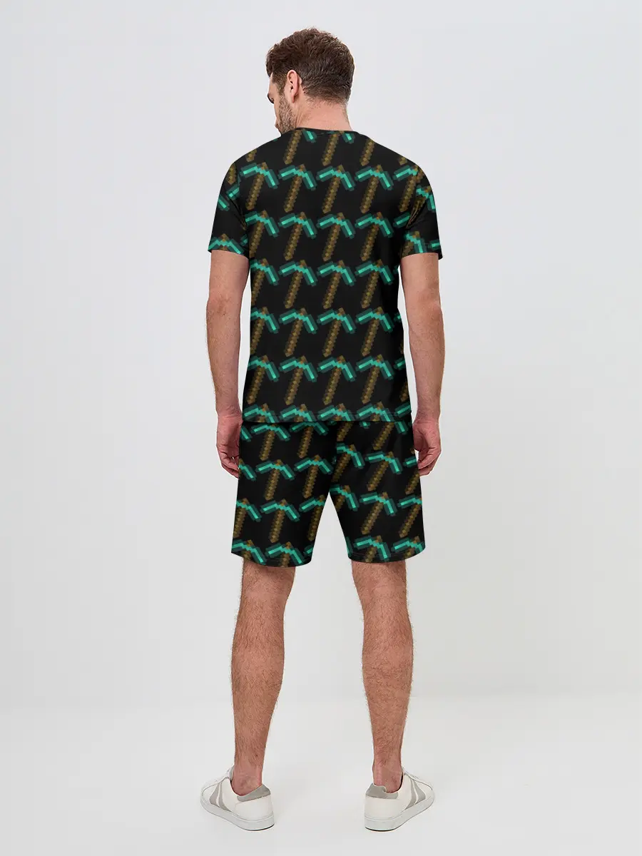 Мужской костюм с шортами / Майнкрафт Кирка