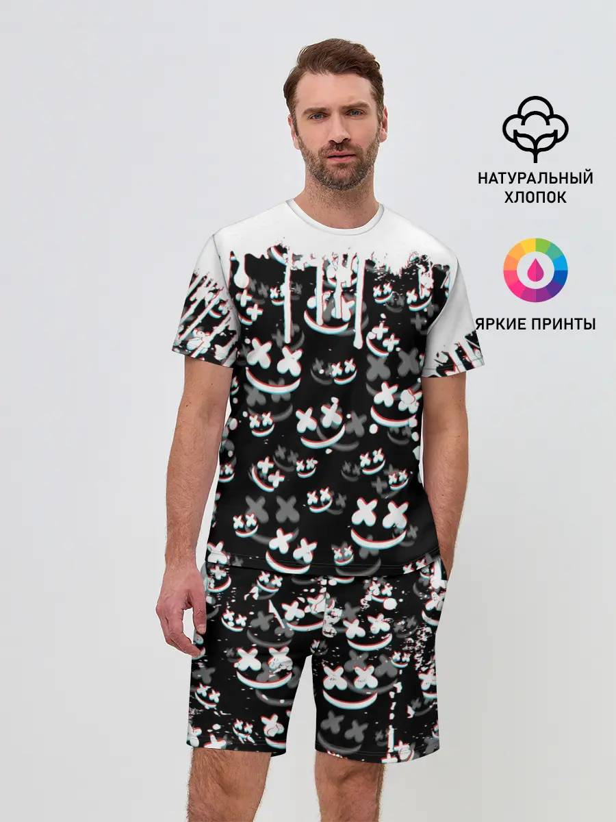 Мужской костюм с шортами / MARSHMELLO GLITCH