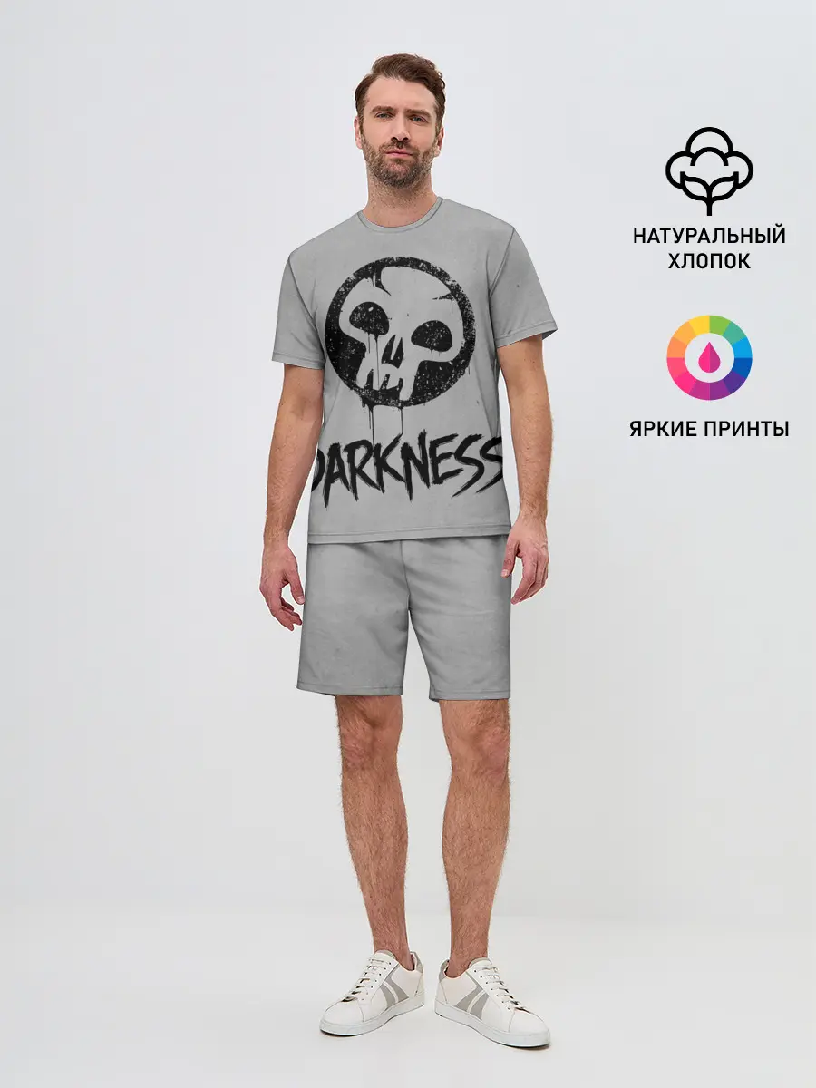 Мужской костюм с шортами / Emblems Darkness