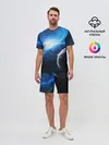 Мужской костюм с шортами / Космос