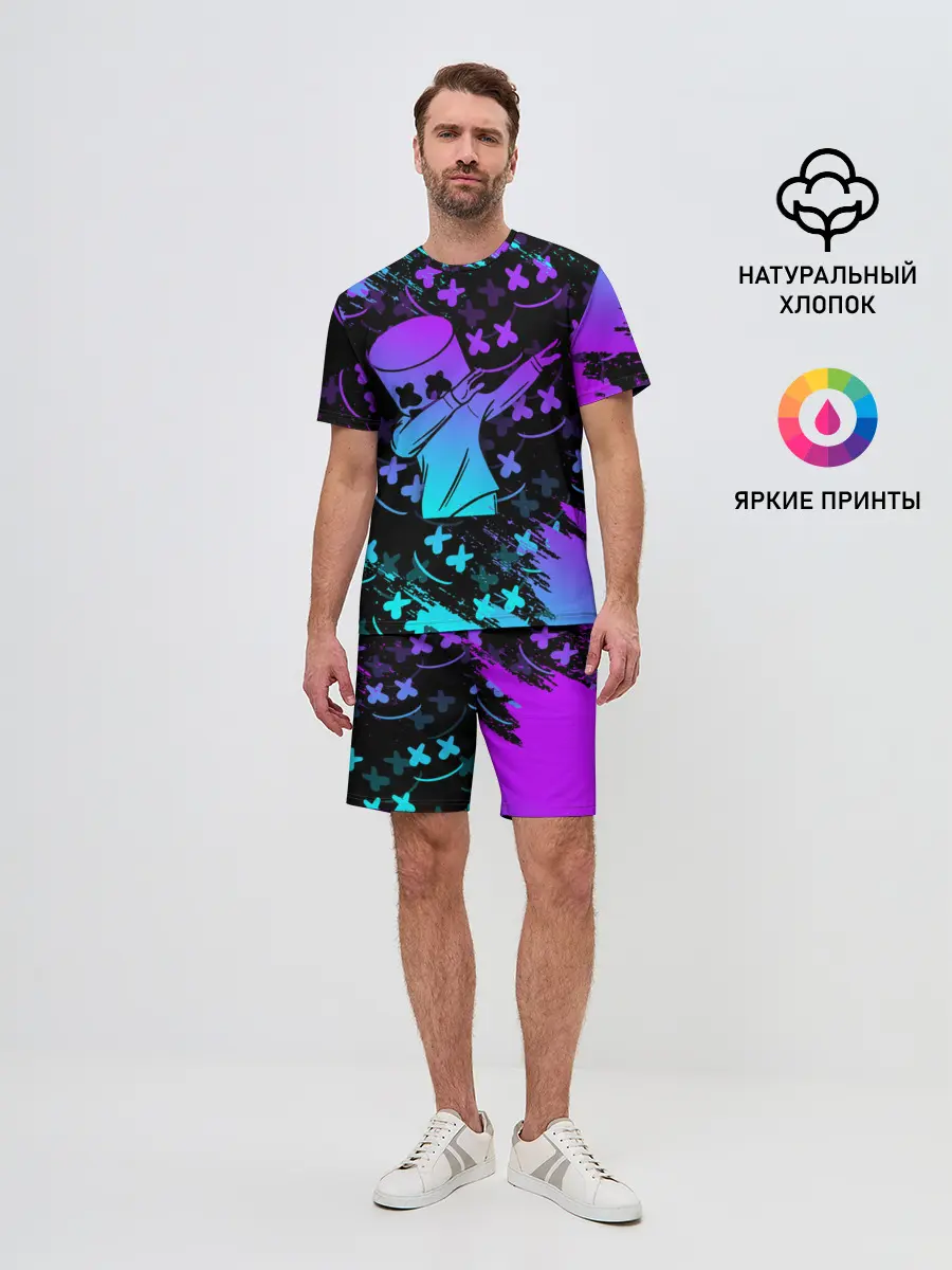 Мужской костюм с шортами / FORTNITE x MARSHMELLO