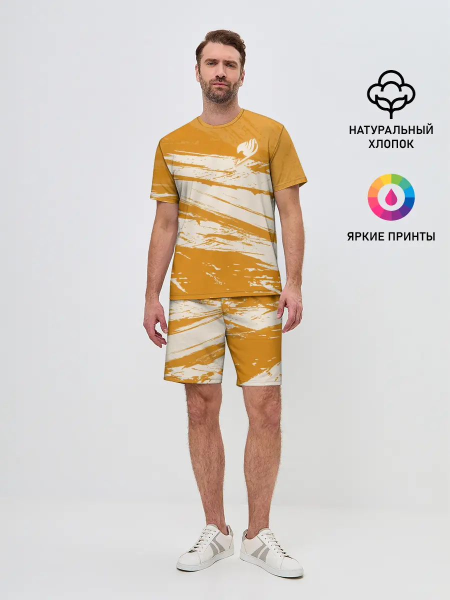 Мужской костюм с шортами / Хвост Феи оранжевые тона