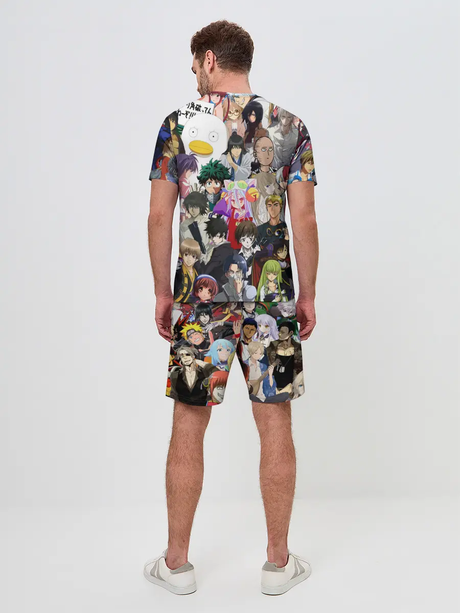 Мужской костюм с шортами / Кавалькада персонажей из аниме