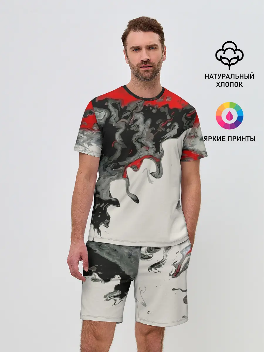 Мужской костюм с шортами / Abstraction