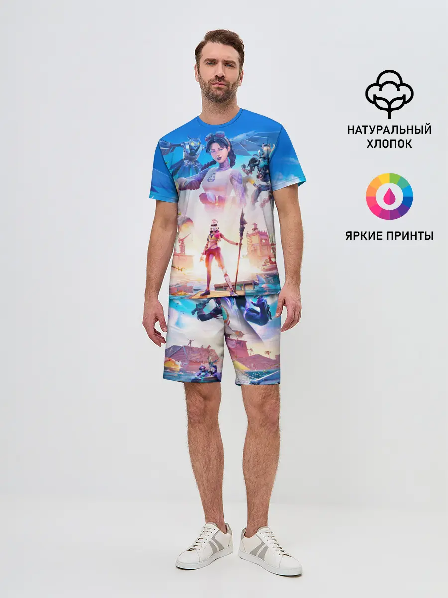 Мужской костюм с шортами / FORTNITE