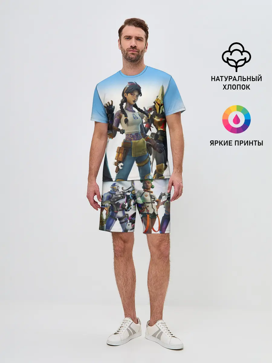 Мужской костюм с шортами / ФОРТНАЙТ 3 СЕЗОН