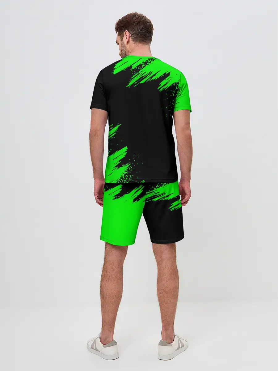 Мужской костюм с шортами / MINECRAFT CREEPER