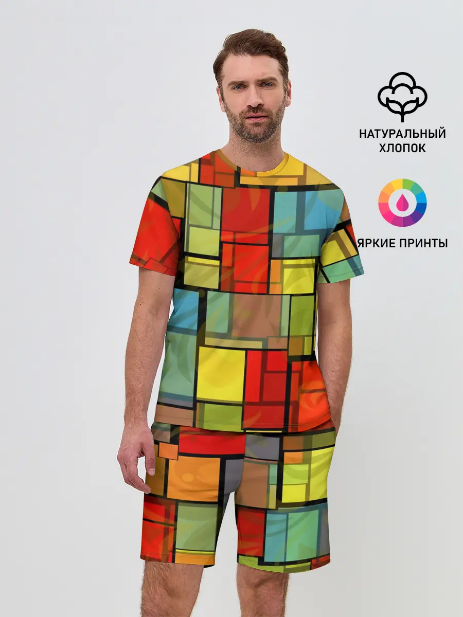 Мужской костюм с шортами / ГЕОМЕТРИЯ