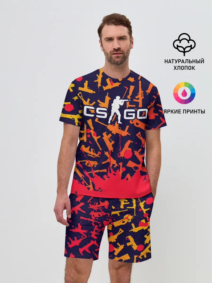 Мужской костюм с шортами / CS GO | КС ГО
