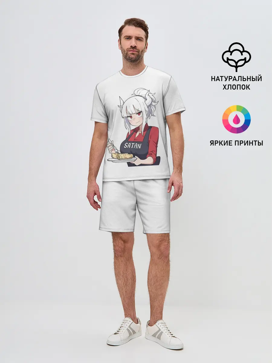 Мужской костюм с шортами / Helltaker