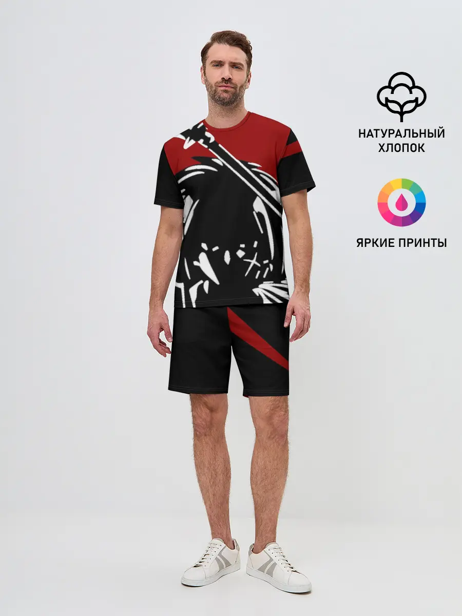 Мужской костюм с шортами / Химура Кэнсин Самурай Х