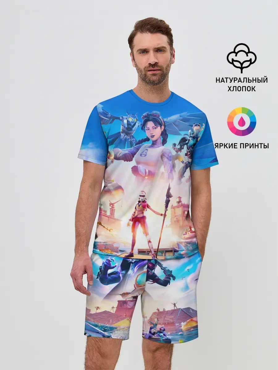 Мужской костюм с шортами / FORTNITE 3 СЕЗОН