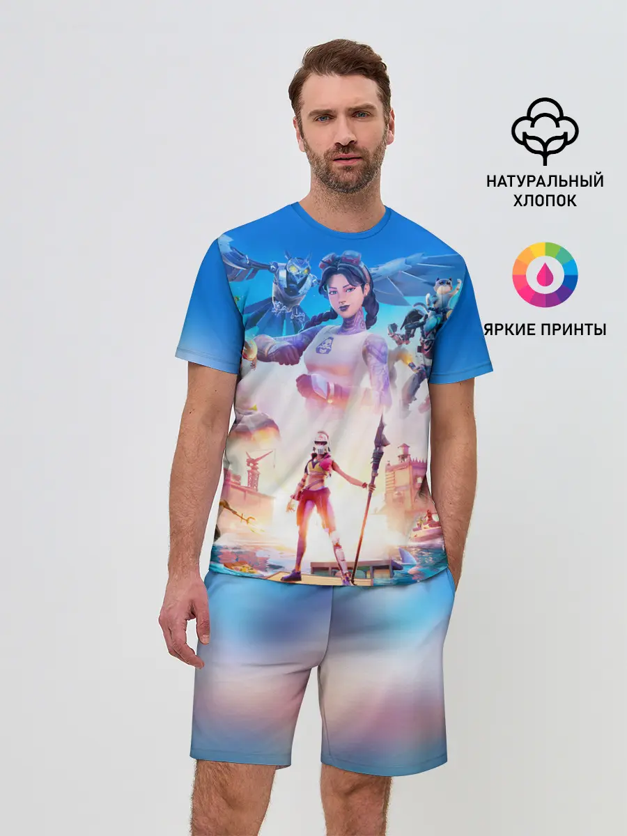 Мужской костюм с шортами / ФОРТНАЙТ 3 СЕЗОН