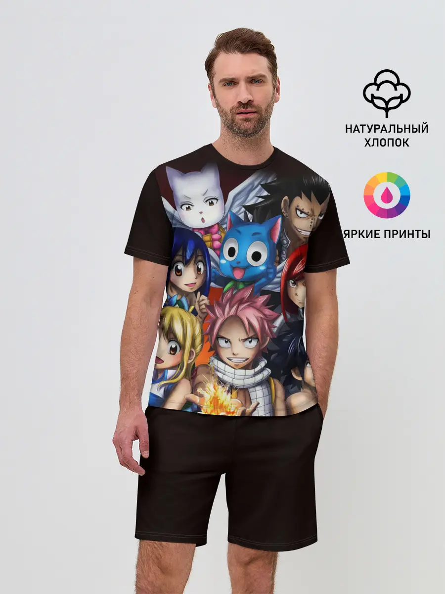 Мужской костюм с шортами / Fairy Tail manga