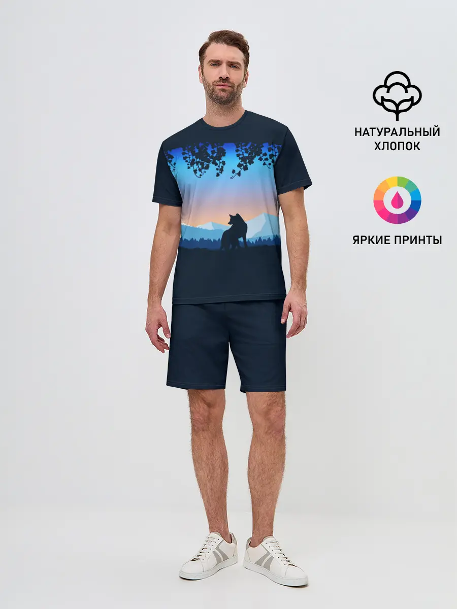 Мужской костюм с шортами / WOLF
