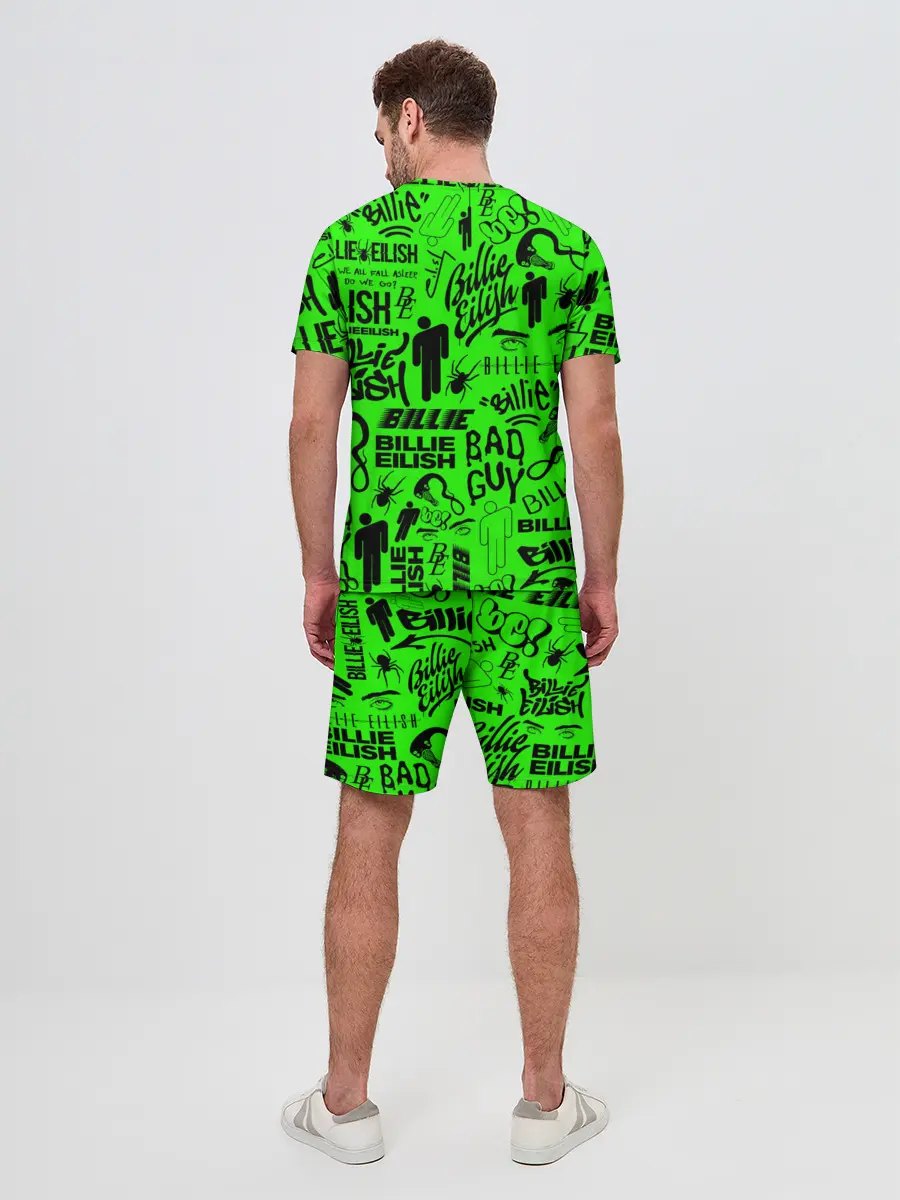 Мужской костюм с шортами / BILLIE EILISH | БИЛЛИ АЙЛИШ LOGOBOMBING