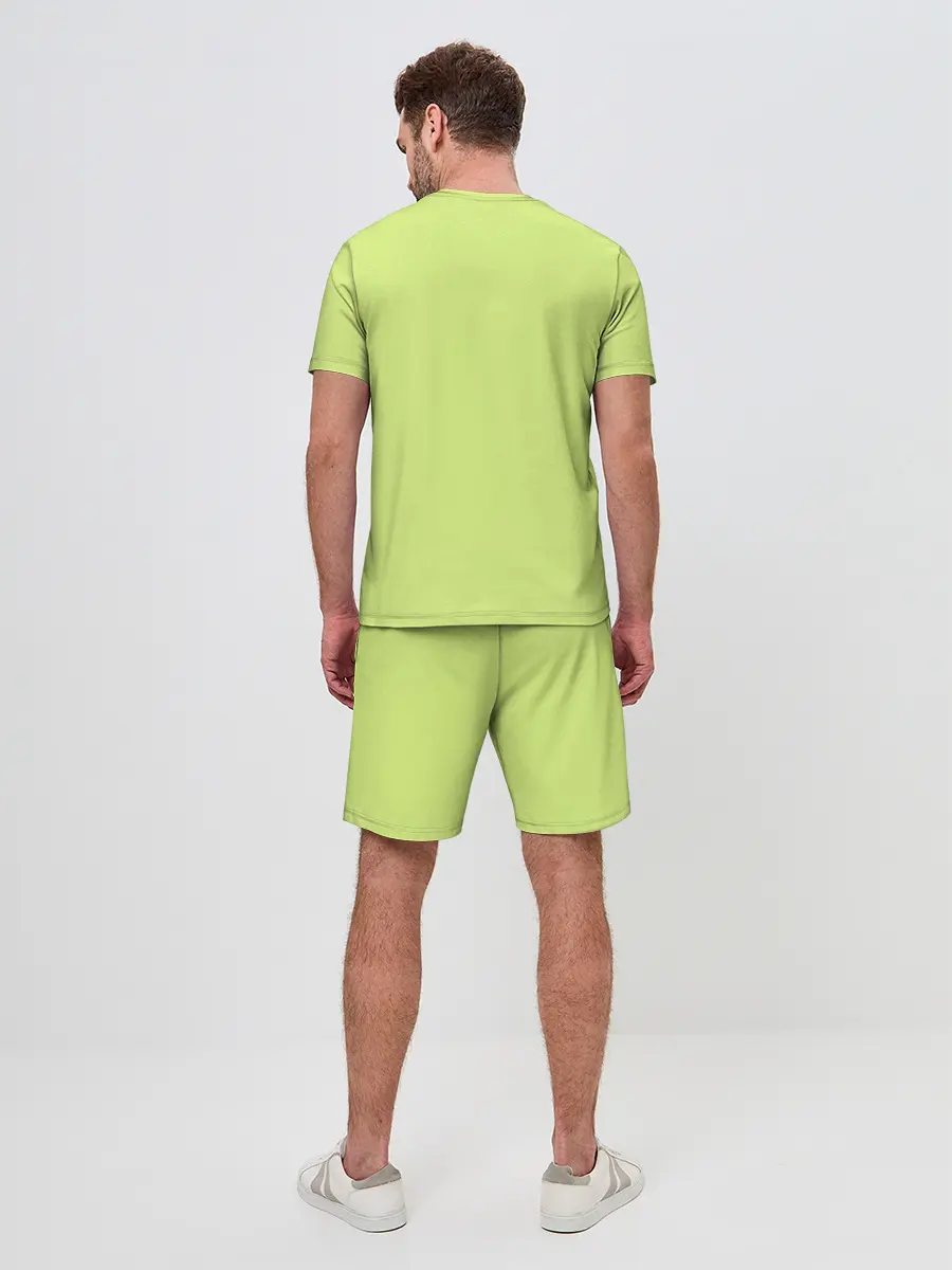 Мужской костюм с шортами / Ленивец спит на ветке рисунок