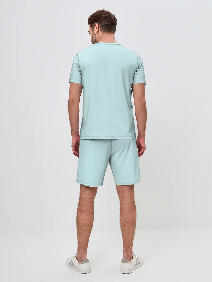 Мужской костюм с шортами / Белый котенок с клубком милый