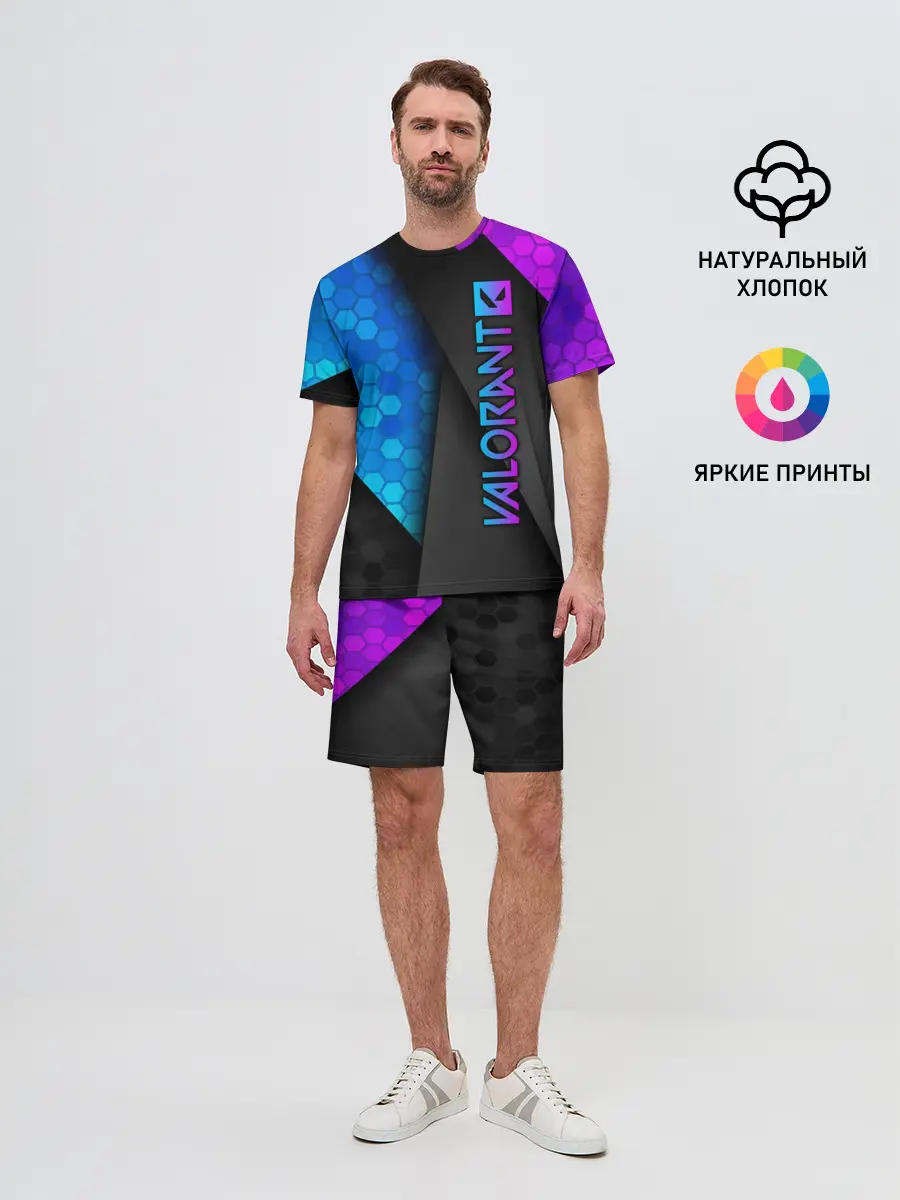 Мужской костюм с шортами / Valorant