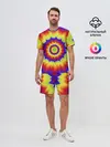 Мужской костюм с шортами / Tie-Dye