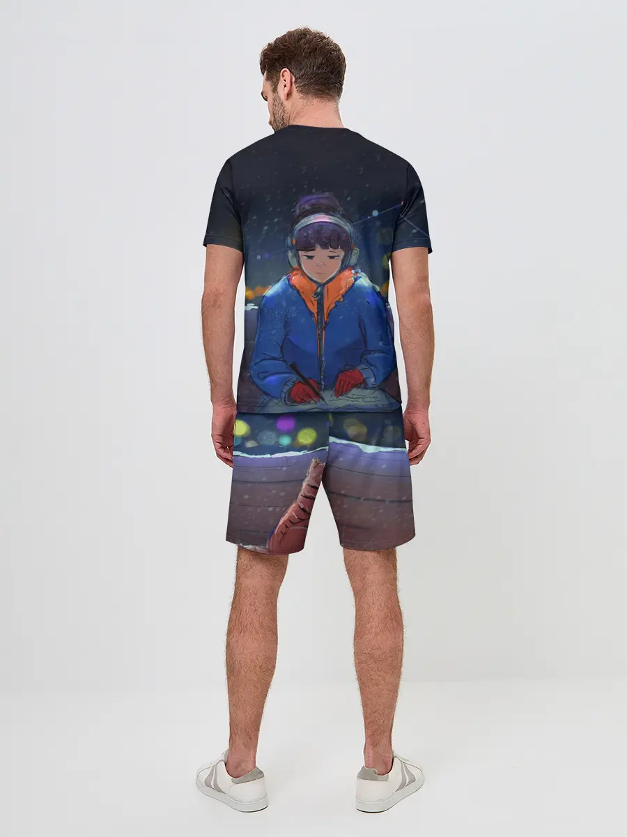 Мужской костюм с шортами / Зима