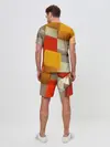 Мужской костюм с шортами / КУБЫ 3D