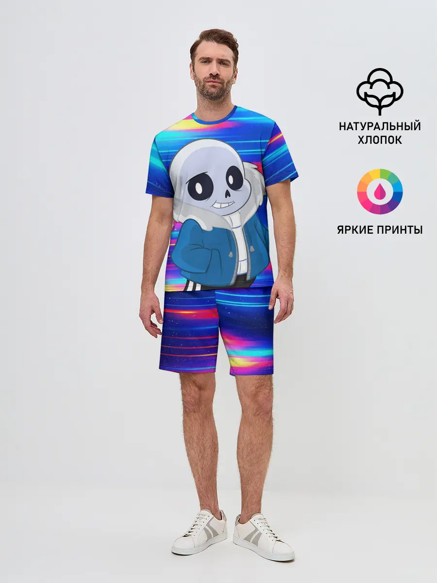 Мужской костюм с шортами / Sans undertale | Санс