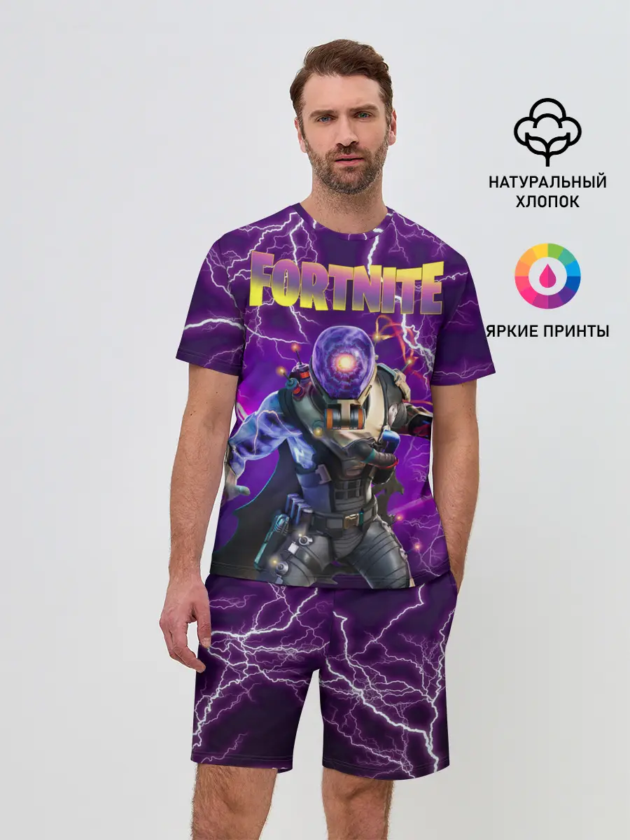 Мужской костюм с шортами / Fortnite Cyclo Outfit