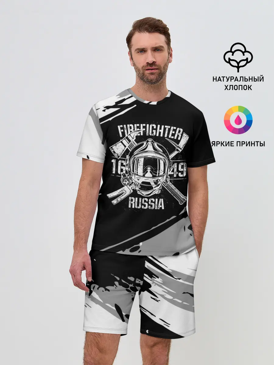 Мужской костюм с шортами / FIREFIGHTER 1649 RUSSIA
