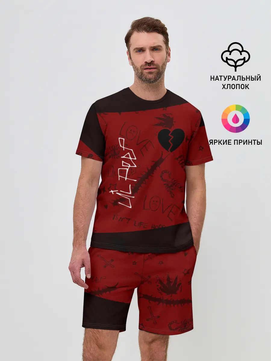 Мужской костюм с шортами / LIL PEEP / ЛИЛ ПИП