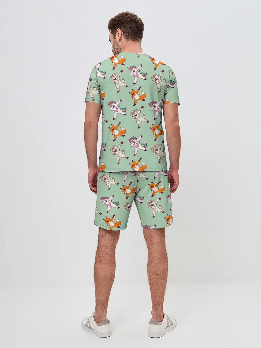 Мужской костюм с шортами / Dabbing Animals