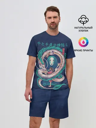 Мужской костюм с шортами / Каонаси между Тихиро и Хаку,