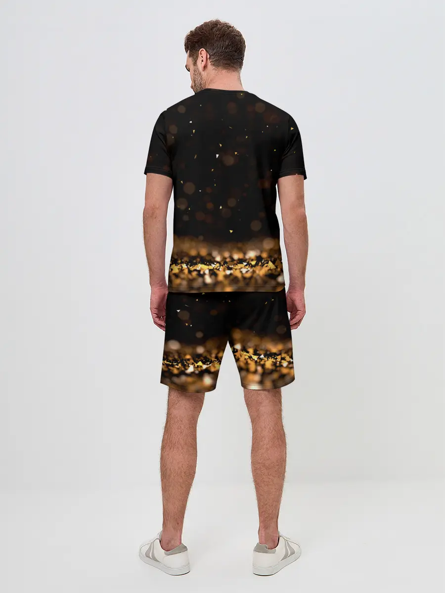 Мужской костюм с шортами / Золото