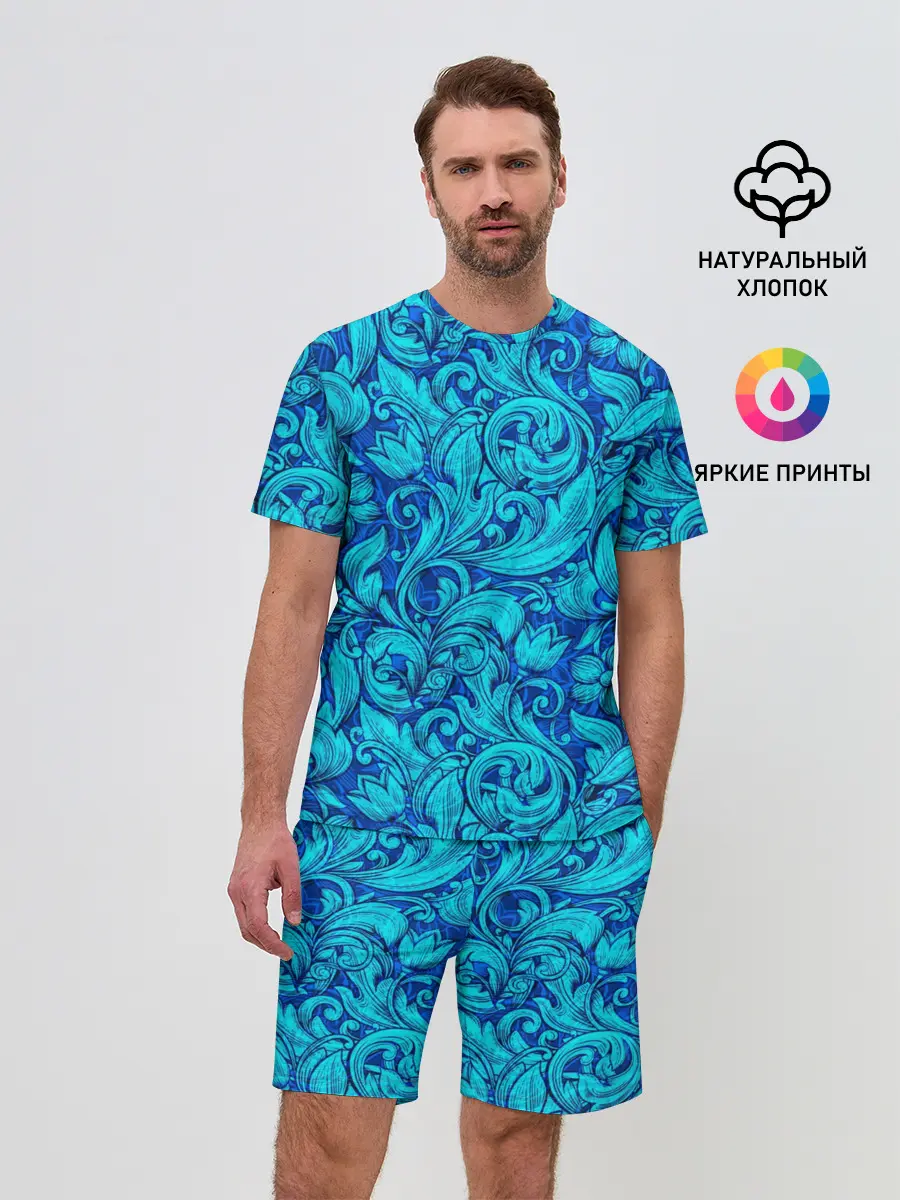 Мужской костюм с шортами / Флора | Flora