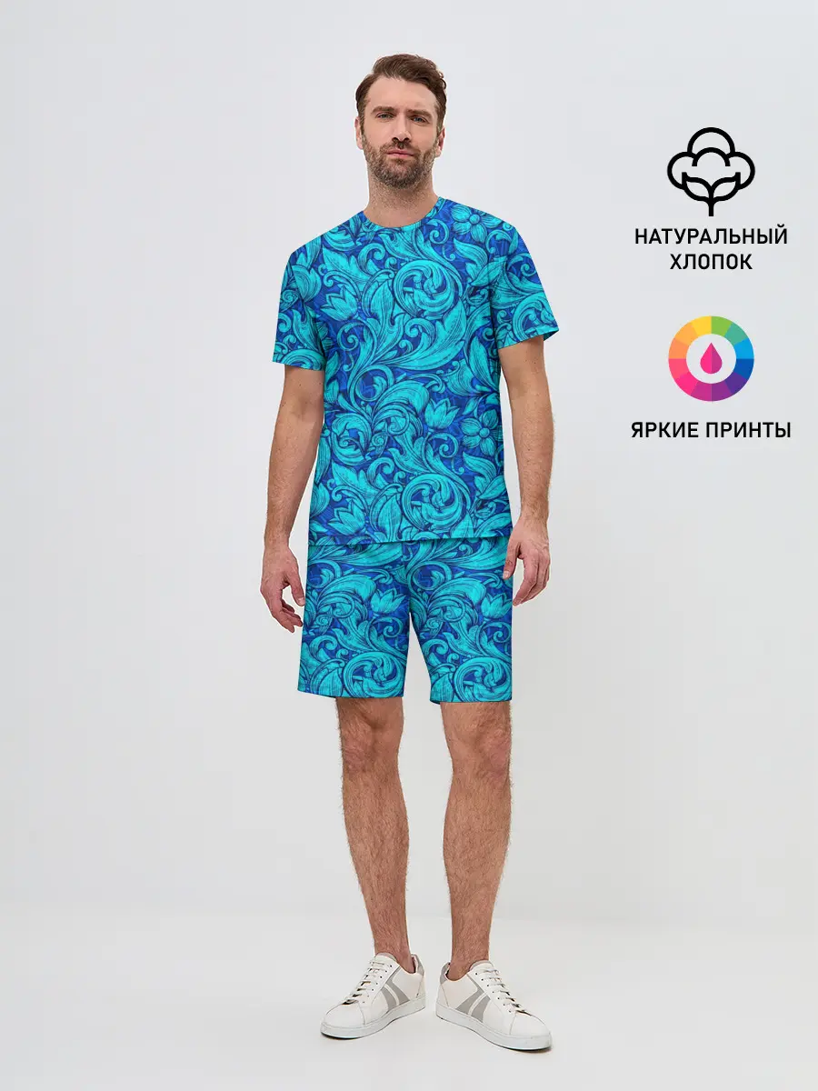 Мужской костюм с шортами / Флора | Flora