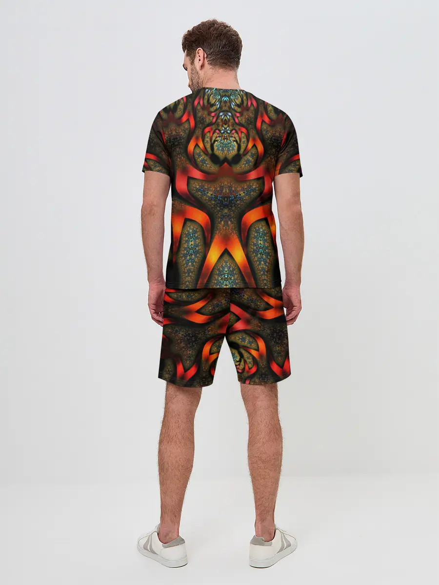 Мужской костюм с шортами / ДИКИЙ УЗОР