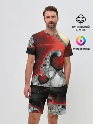 Мужской костюм с шортами / ABSTRACT&FRACTAL