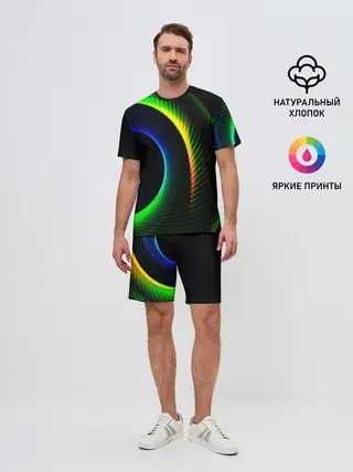 Мужской костюм с шортами / ABSTRACT GEOMETRY