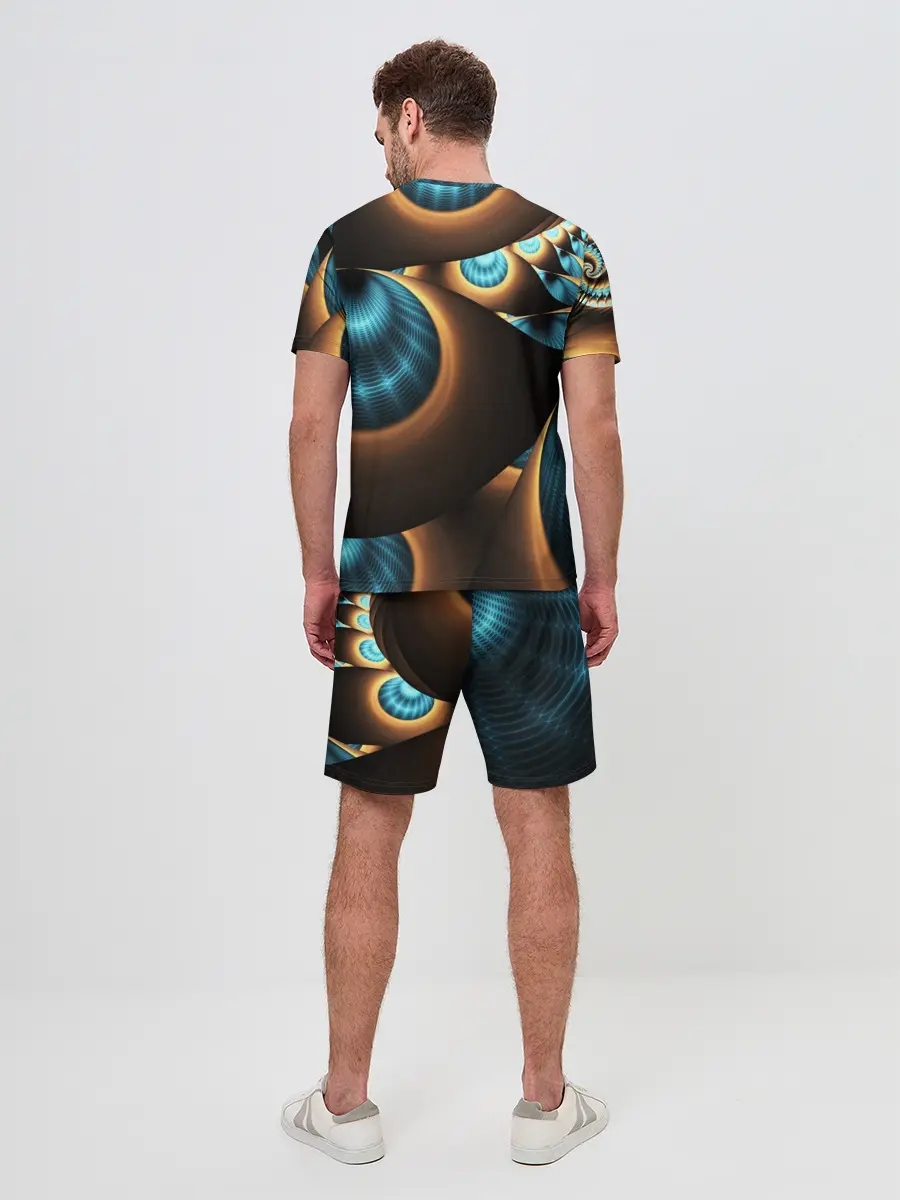 Мужской костюм с шортами / 3D FRACTAL