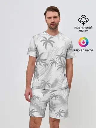 Мужской костюм с шортами / ПАЛЬМЫ | ЛЕТО | TROPICAL