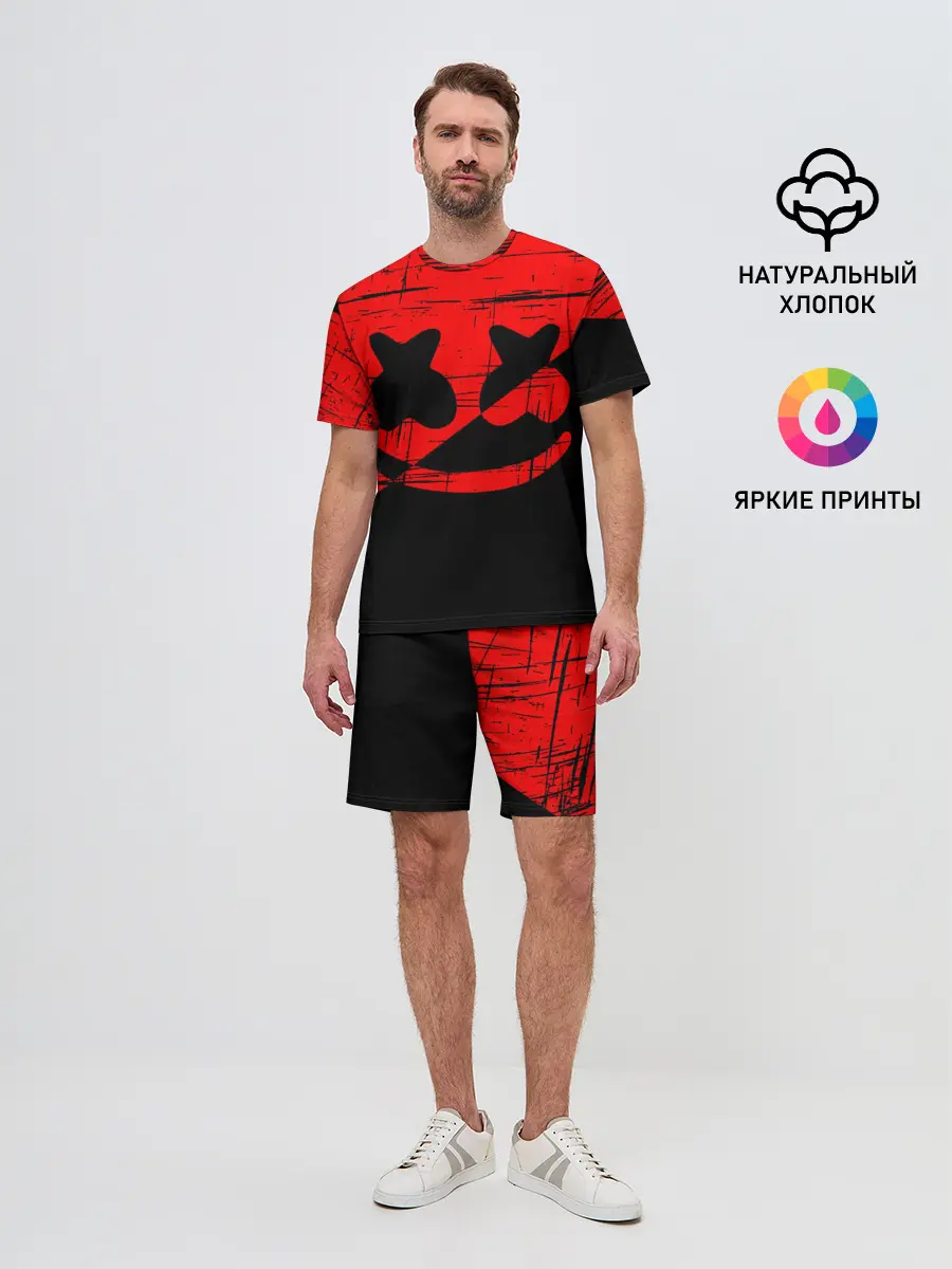 Мужской костюм с шортами / FORTNITE MARSHMELLO.