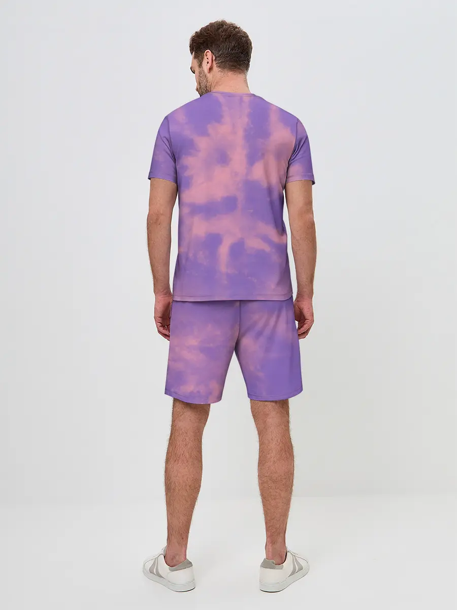 Мужской костюм с шортами / Фиолетовый ТАЙ ДАЙ