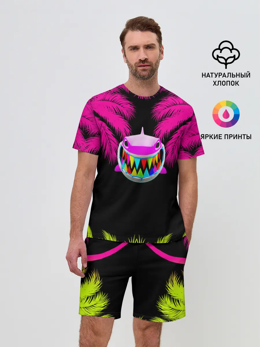 Мужской костюм с шортами / 6ix9ine