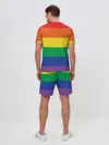 Мужской костюм с шортами / Радуга