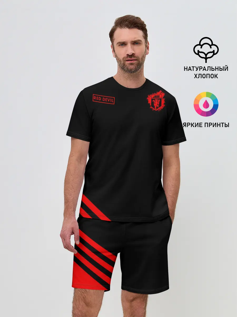 Мужской костюм с шортами / Манчестер Юнайтед Red Devil