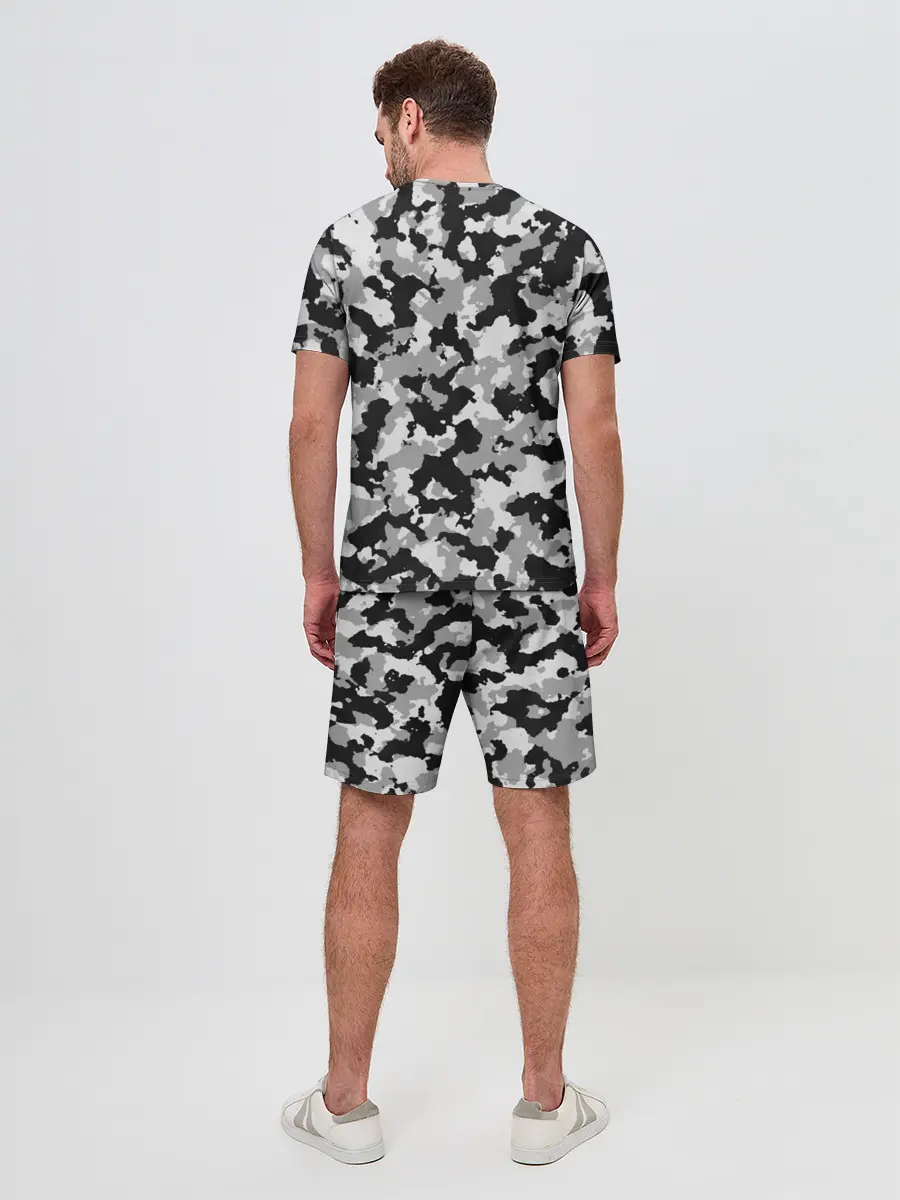 Мужской костюм с шортами / Камуфляж | ЧБС