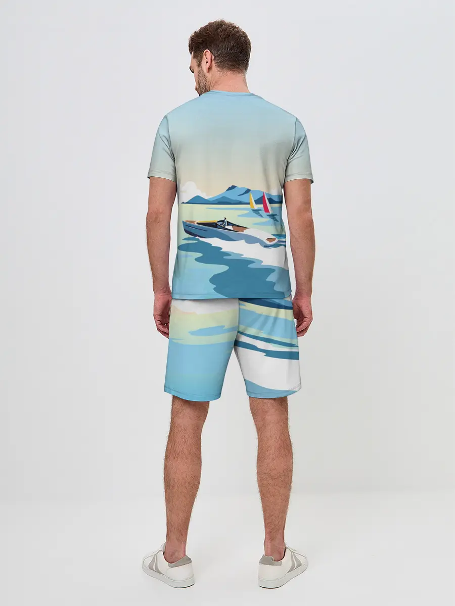 Мужской костюм с шортами / Лето