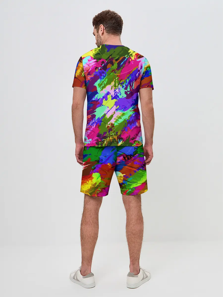 Мужской костюм с шортами / Краска