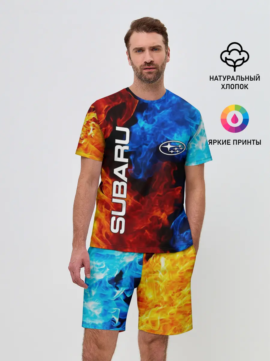 Мужской костюм с шортами / SUBARU